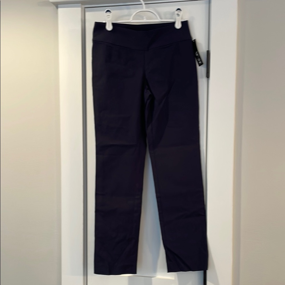 NWT NIC ZOE NAVY Slim Fit Pants